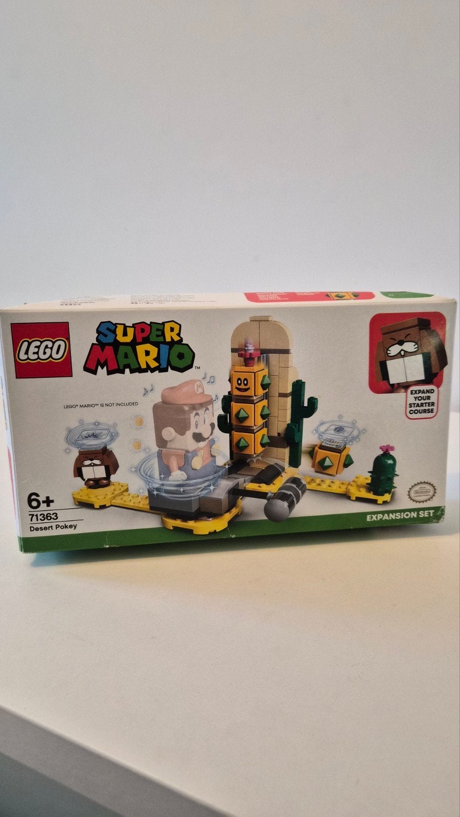 LEGO Super Mario 71363 Desert Pokey Uitbreidingsset, Gebruikt, Overige thema's, Lego, Ophalen of Verzenden