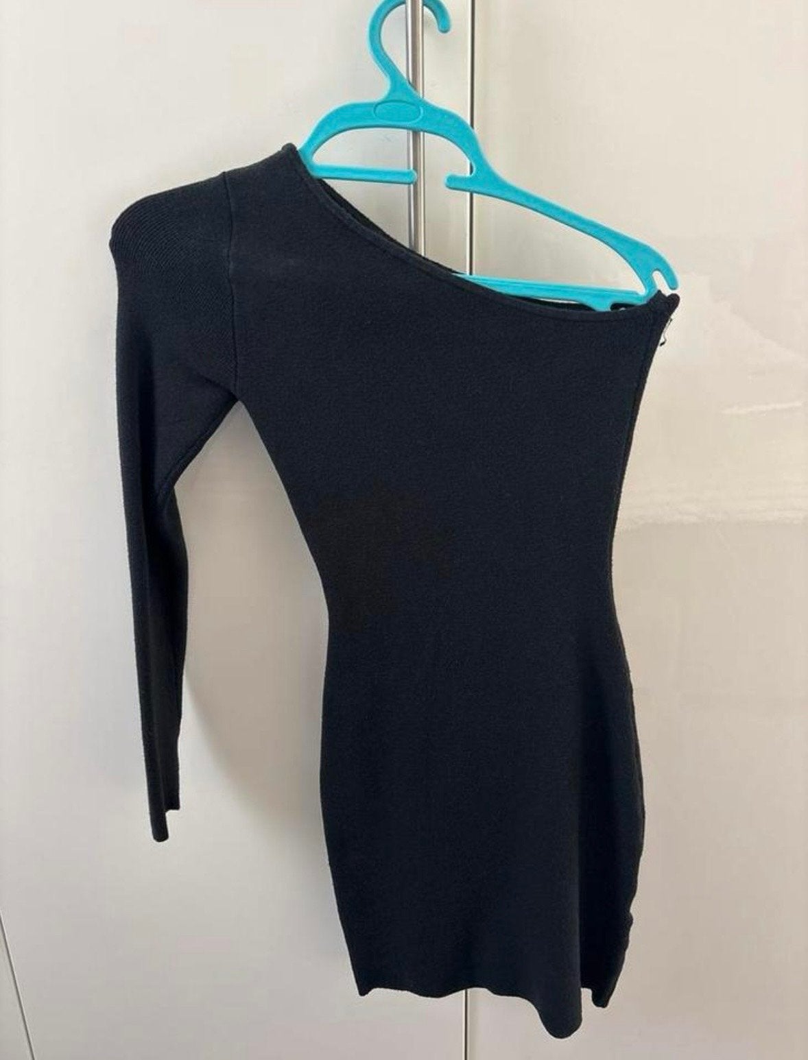 Abercrombie & Fitch Zwart One-Shoulder Jurkje XXS, Zwart, Ophalen of Verzenden, Zo goed als nieuw, Maat 34 (XS) of kleiner