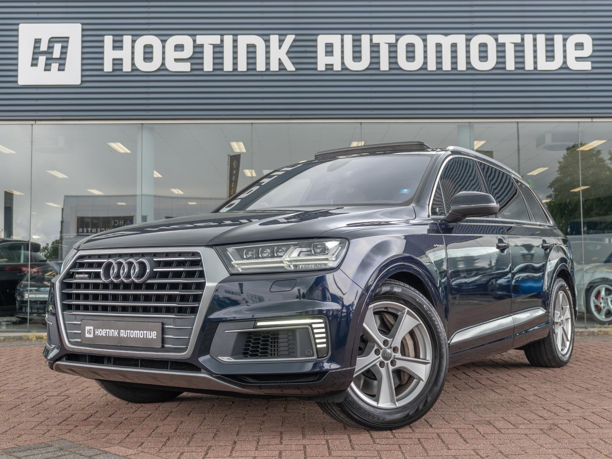 Audi Q7 3.0 TDI e-tron quattro Premium | Pano | Matrix-LED |, Auto's, Automaat, Gebruikt, Euro 6, Blauw