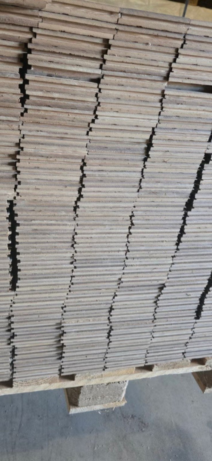 35M2 massief BAMBOE houten vloerdelen #VERNIEUWD#, Gebruikt, 50 tot 150 cm, 10 m² of meer, 10 tot 30 cm