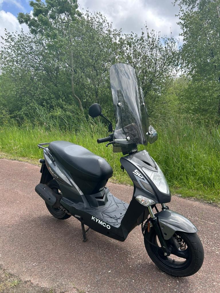 Kymco Agility 50 - 2018 - Geel kenteken, Ophalen, Maximaal 45 km/u, Zo goed als nieuw, Agility