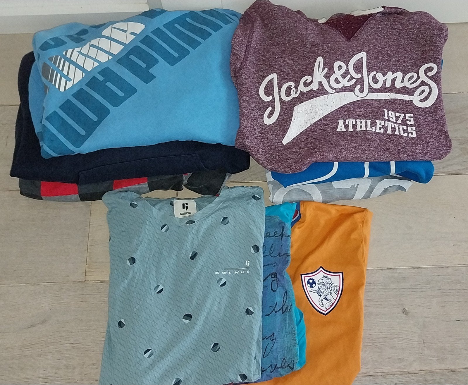 Kledingpakket jongens maat 176/186/XS - Volle zak, Ophalen of Verzenden, Gebruikt, Maat 176