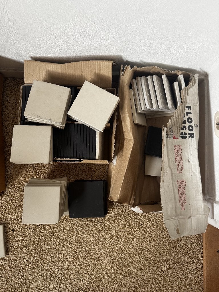 Hele partij verscheidene tegels, Ophalen, Nieuw, Minder dan 20 cm, Minder dan 20 cm