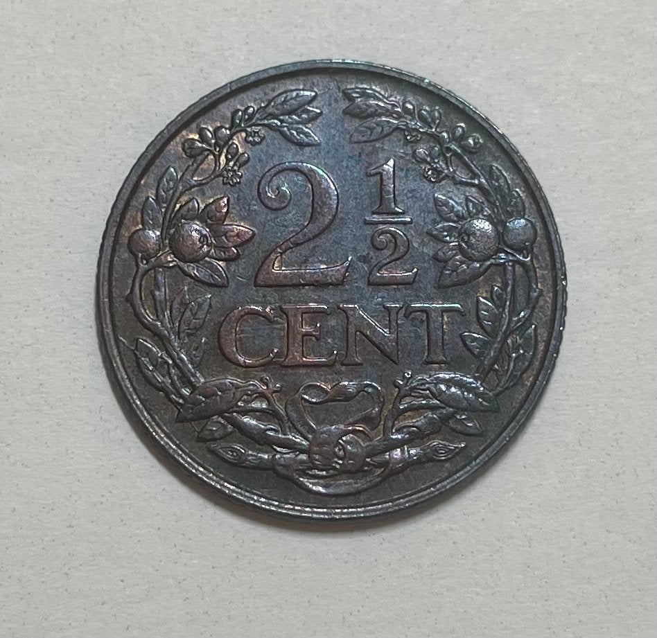 2,5 cent Nederland 1941, Ophalen of Verzenden, Koningin Wilhelmina