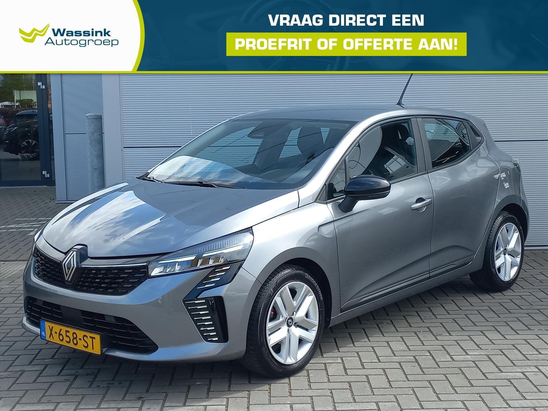 Renault Clio 1.0 TCe 90pk Evolution | Airconditioning | Navi, Auto's, Voorwielaandrijving, Stof, Gebruikt, 49 €/maand