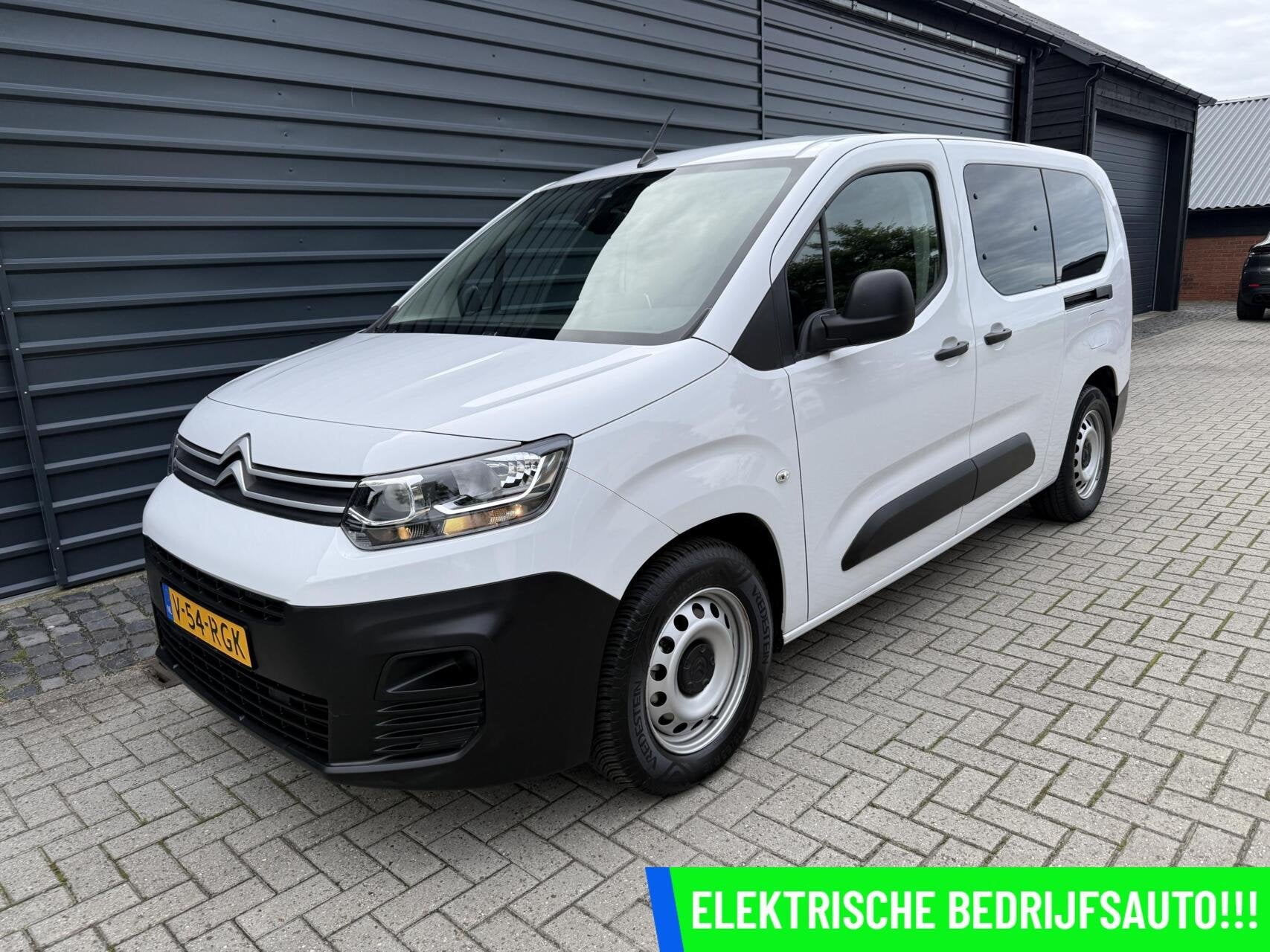 Citroen ë-Berlingo L2 XL Grijs Kent. Full Electr. 50 kWh So, Auto's, Gebruikt, Citroën, 275 km, Wit