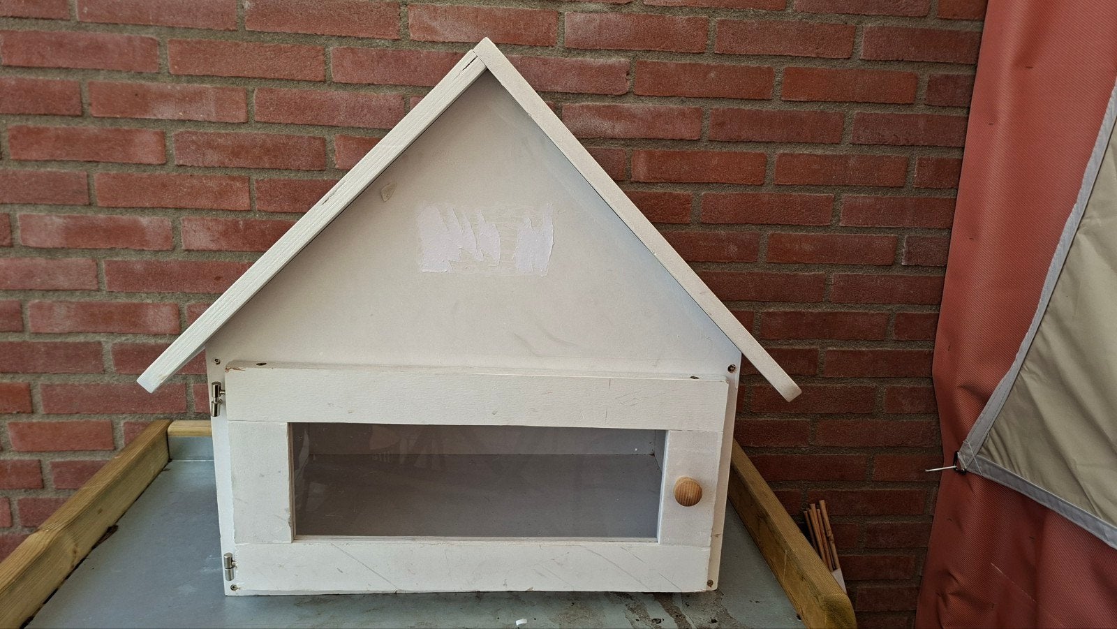 vogelhuis, Ophalen, Zo goed als nieuw, Hout, Vogelkooi