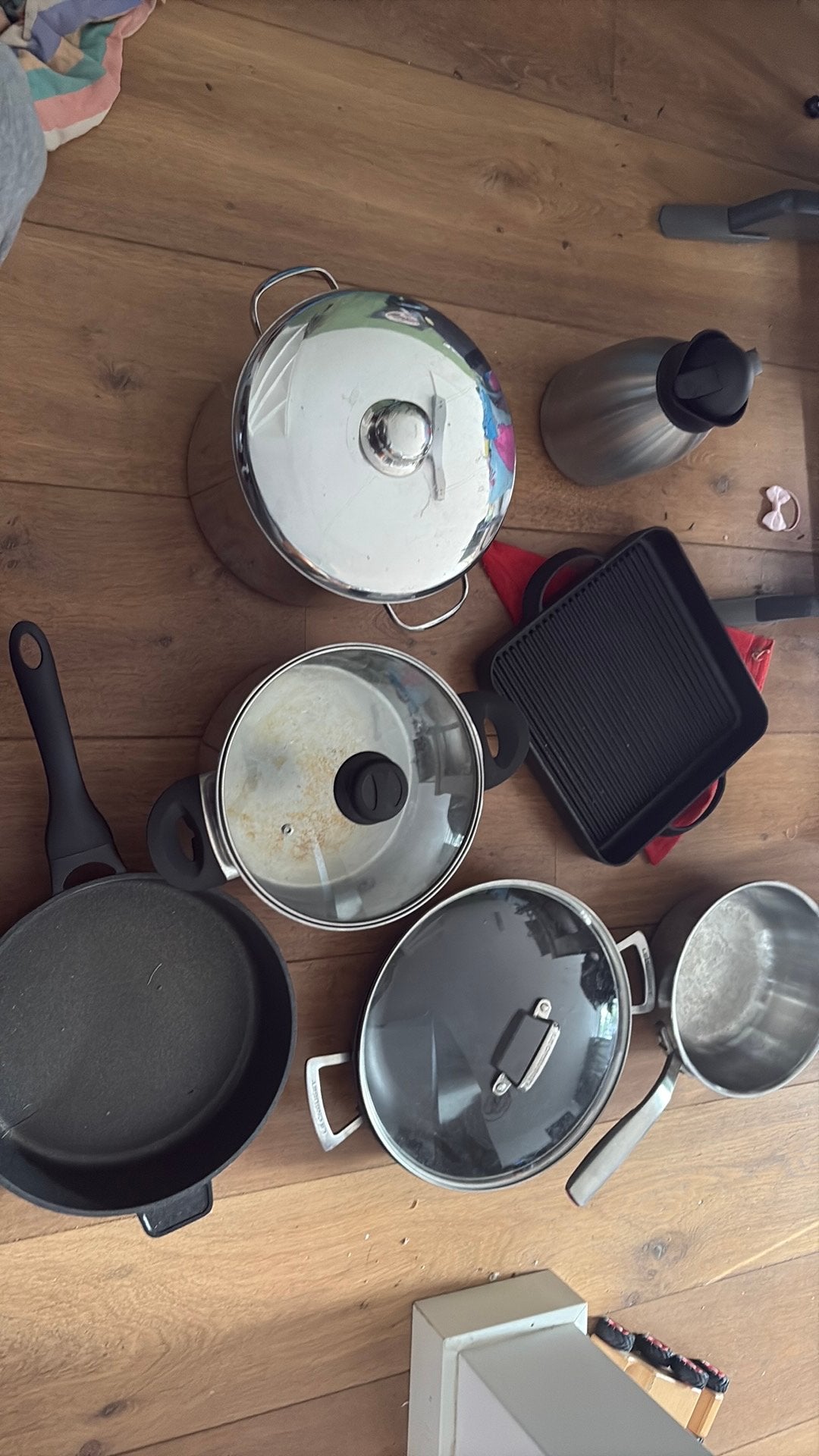 Diverse pannen, Ophalen, Overige materialen, Gebruikt, Pannenset