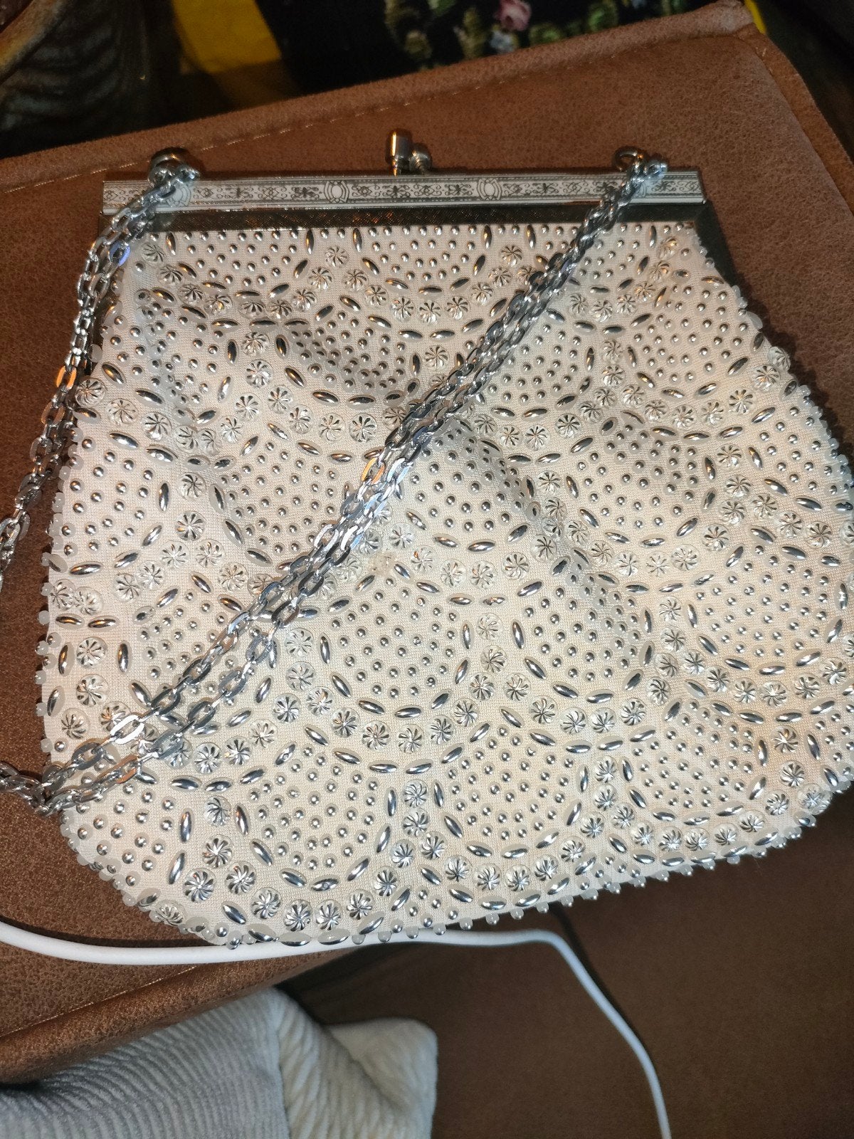 mooi vintage kralentasje/bruidstasje, Ophalen of Verzenden
