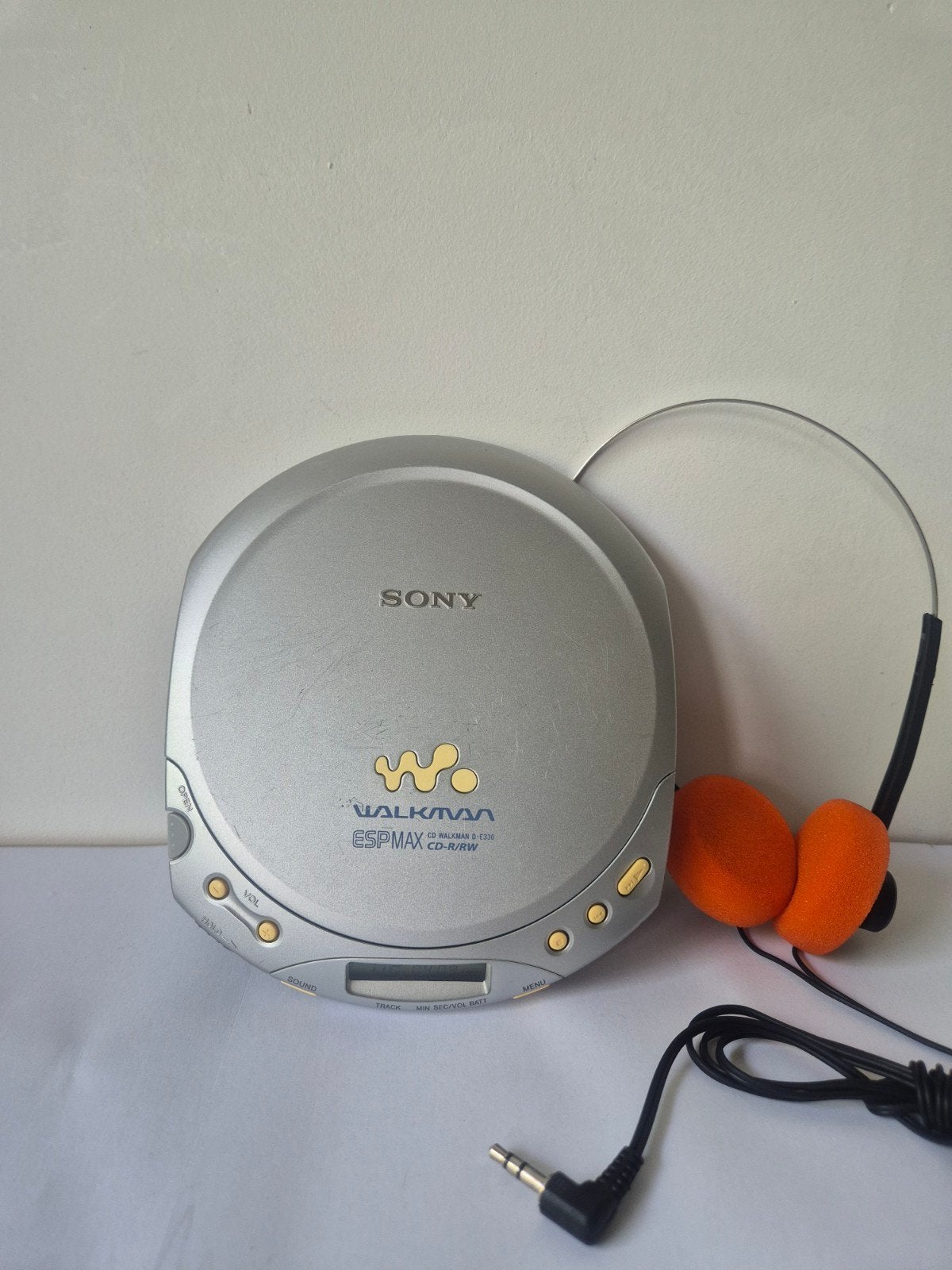 Sony D-E330 Discman + Retro Koptelefoon - Getest en Werkend., Audio, Tv en Foto, Ophalen of Verzenden, Discman