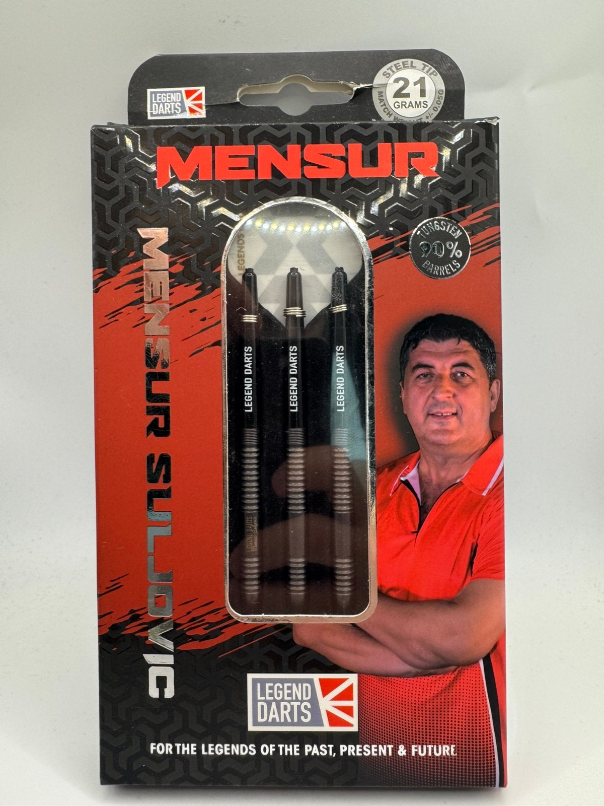 Legend Darts Mensur Suljovic 21 Gram Dartpijlen, Ophalen of Verzenden, Zo goed als nieuw, Nvt, Pijlen