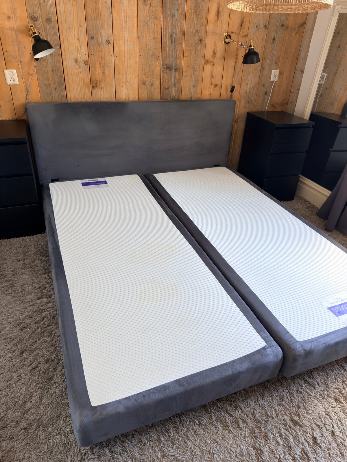 Zo goed als nieuwe Jörn Boxspring - Tweepersoons, Huis en Inrichting, Ophalen, 210 cm, Tweepersoons, Zo goed als nieuw
