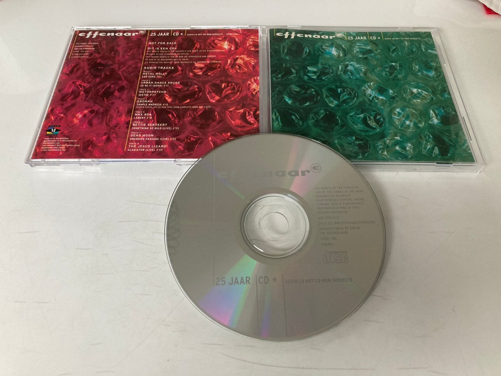 Effenaar 25 jaar CD+ (1971-1996, nieuwstaat), Ophalen of Verzenden, Zo goed als nieuw, Pop