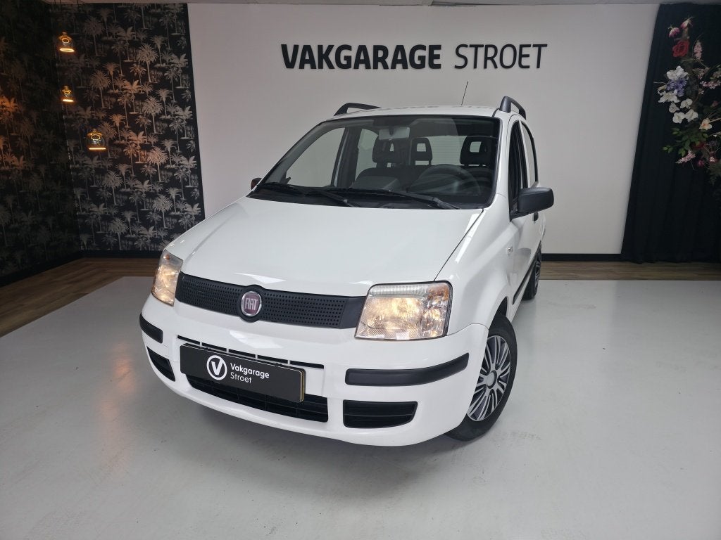 Fiat Panda 1.1 | nw distributie en uitlaat | beurt | trekh |, Stof, Zwart, 4 stoelen, Wit