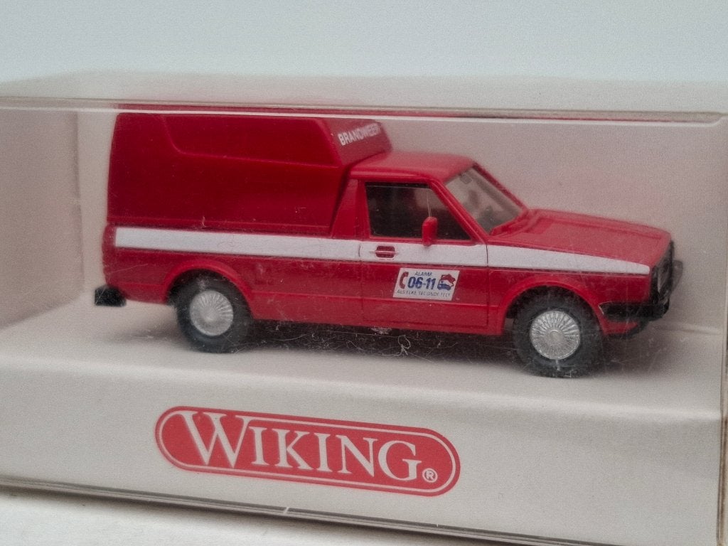 VW Caddy Nederlands Hulpdienst - Wiking 1/87, Verzenden, Zo goed als nieuw, Auto, Wiking