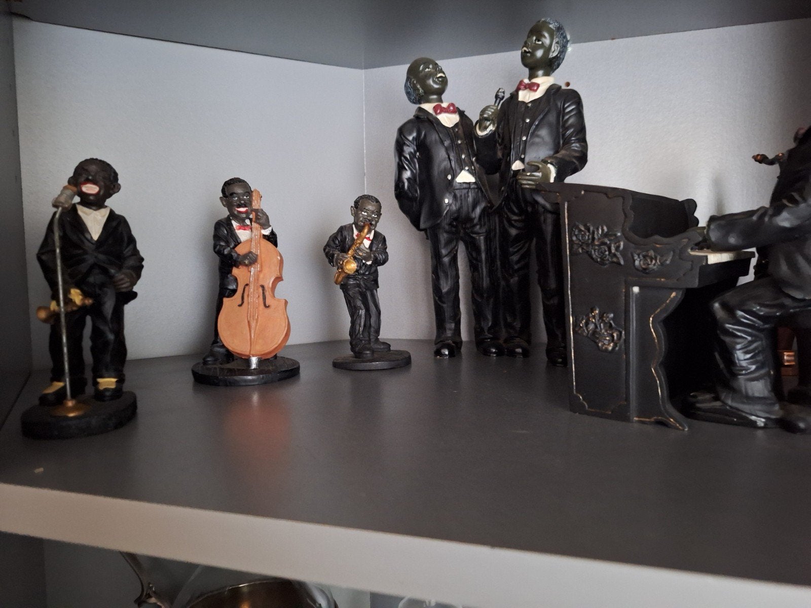 Jazz muziekgroepje 24 cm hoog, Ophalen, Zo goed als nieuw, Overige typen