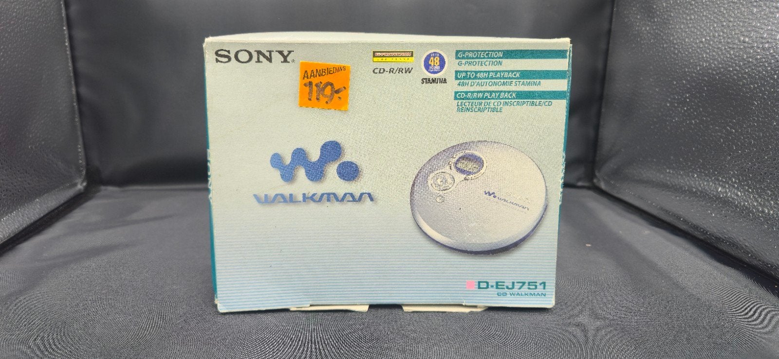 Sony Walkman D-EJ751 draagbare CD-speler, Ophalen of Verzenden, Zo goed als nieuw, Sony, Draagbaar