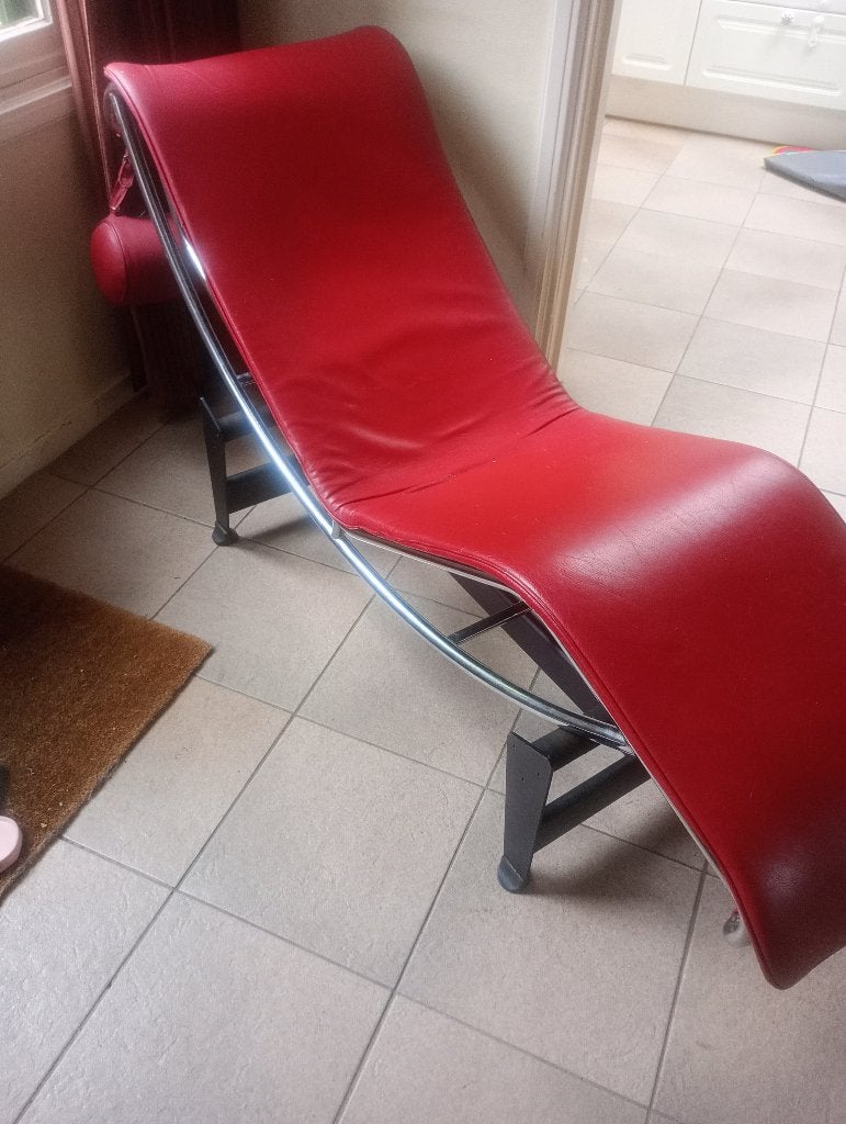 Vintage stoel, Huis en Inrichting, Stoelen, Ophalen, Gebruikt, Rood, Eén