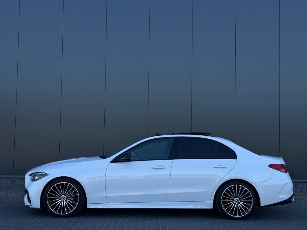 Mercedes-Benz C-Klasse 180 AMG FULL PANO HUD 360 BURMEISTER, Auto's, Mercedes-Benz, Automaat, 1497 cc, Gebruikt, 4 cilinders