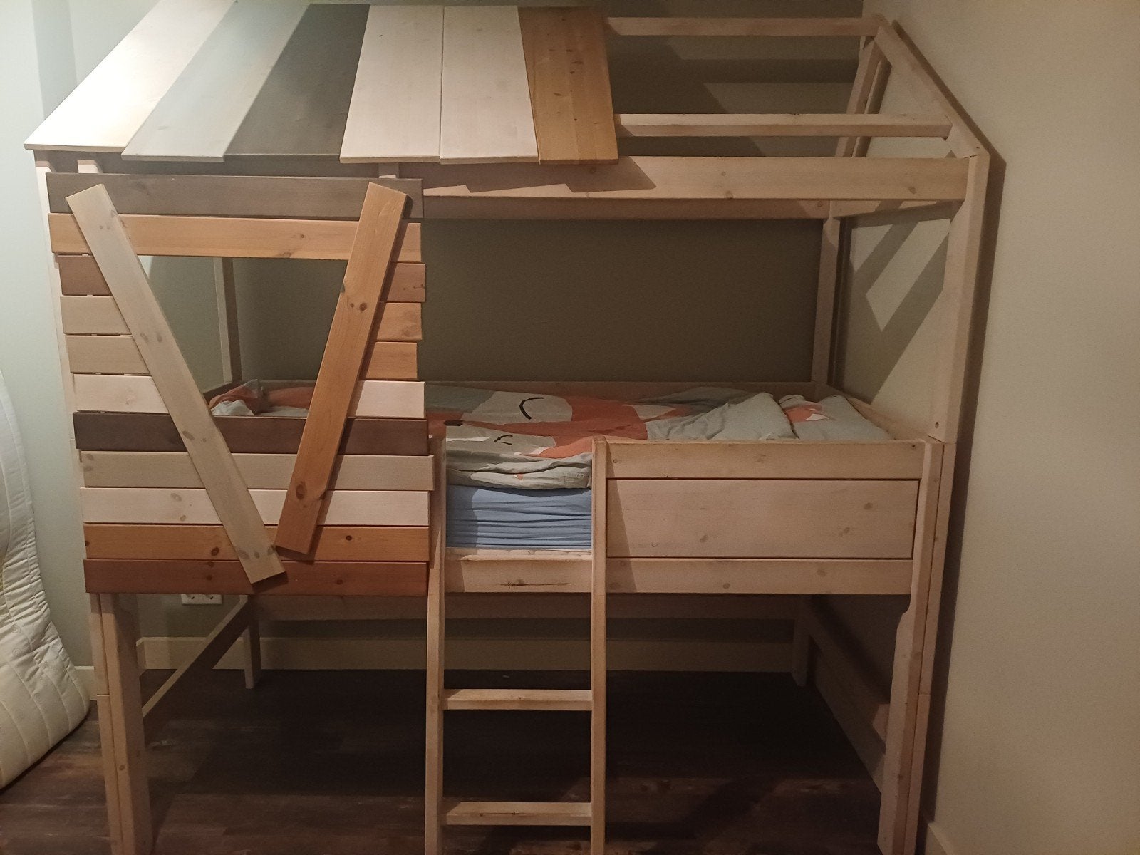 Lifetime Boomhut bed halfhoogslaper, Ophalen, Gebruikt, Halfhoogslaper