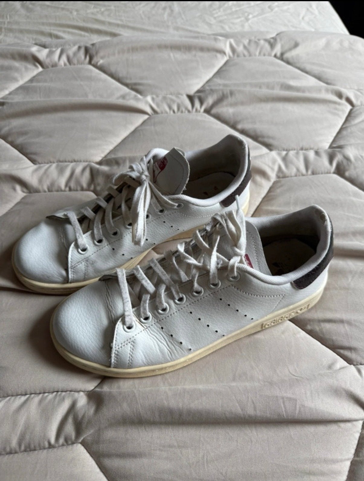 Adidas Stan Smith sneakers - Maat 38 2/3, Ophalen of Verzenden, Gedragen, Wit, Sneakers of Gympen