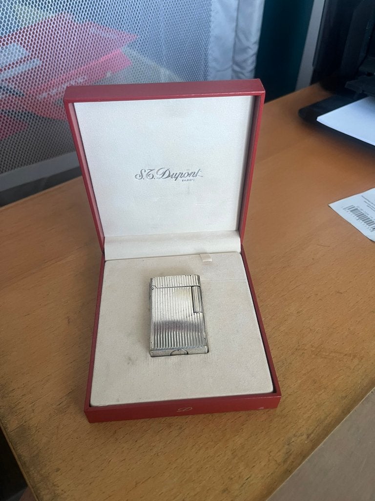 2 Aanstekers S.T. Dupont Ligne 1, Ophalen of Verzenden, Gebruikt, Aansteker