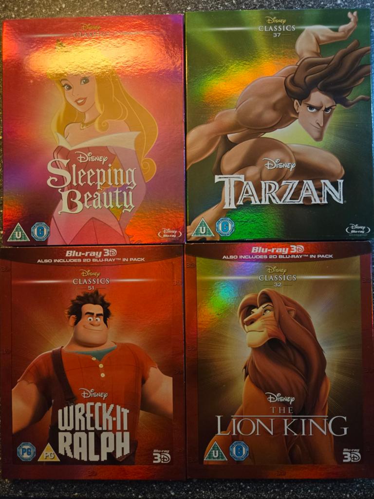 8x disney films  animatie, Ophalen of Verzenden, Zo goed als nieuw, Tekenfilms en Animatie