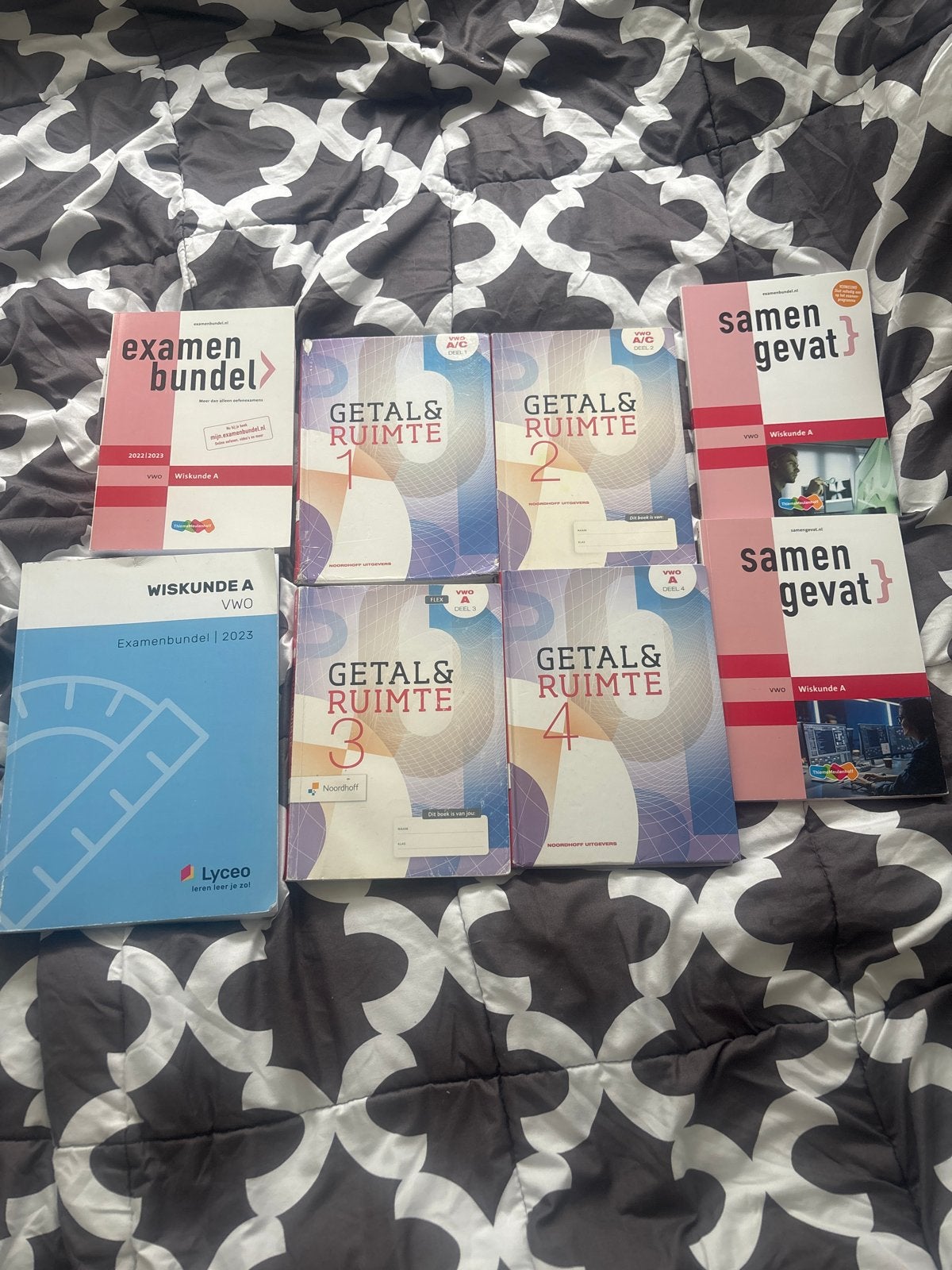 Wiskunde A VWO Boekenpakket: Getal & Ruimte, Examenbundel, Boeken, Schoolboeken, Ophalen of Verzenden, Gelezen, VWO, Wiskunde A