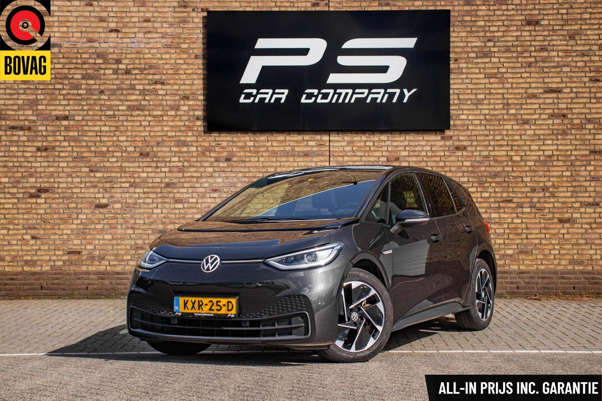 Volkswagen ID.3 Pro Performance 58 kWh, Pano, ACC, Auto's, Automaat, Achterwielaandrijving, Gebruikt, Zwart