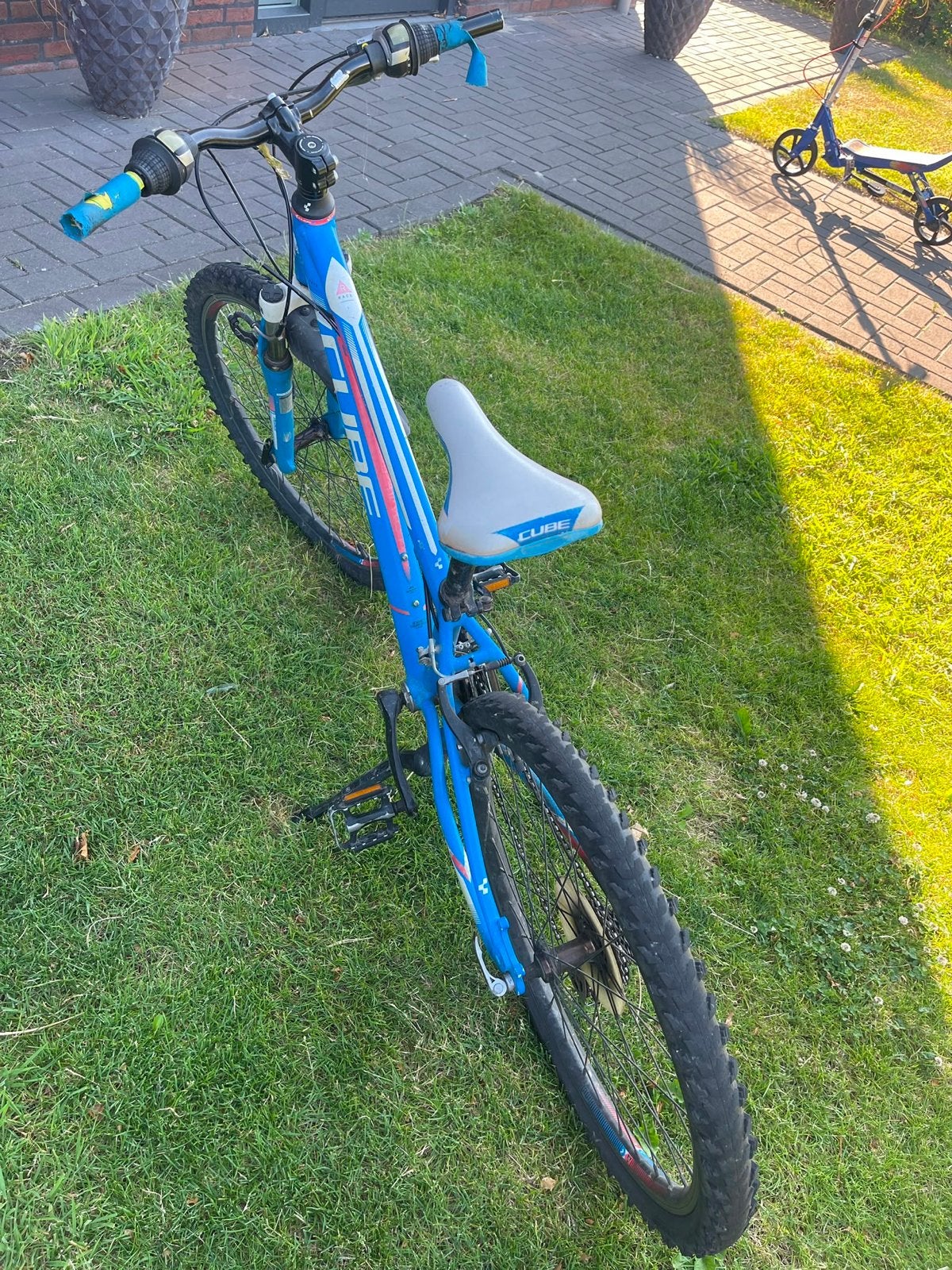 Cube Mountainbike - Blauw met rood/wit accenten, Gebruikt, Hardtail, Heren, Schijfrem