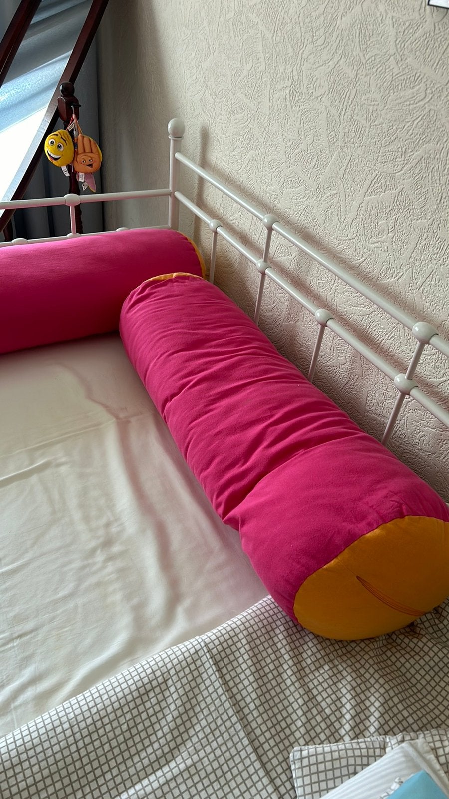2 bedrollen / stootkussens van Flexworld, Ophalen, Meisje, Zo goed als nieuw, Roze