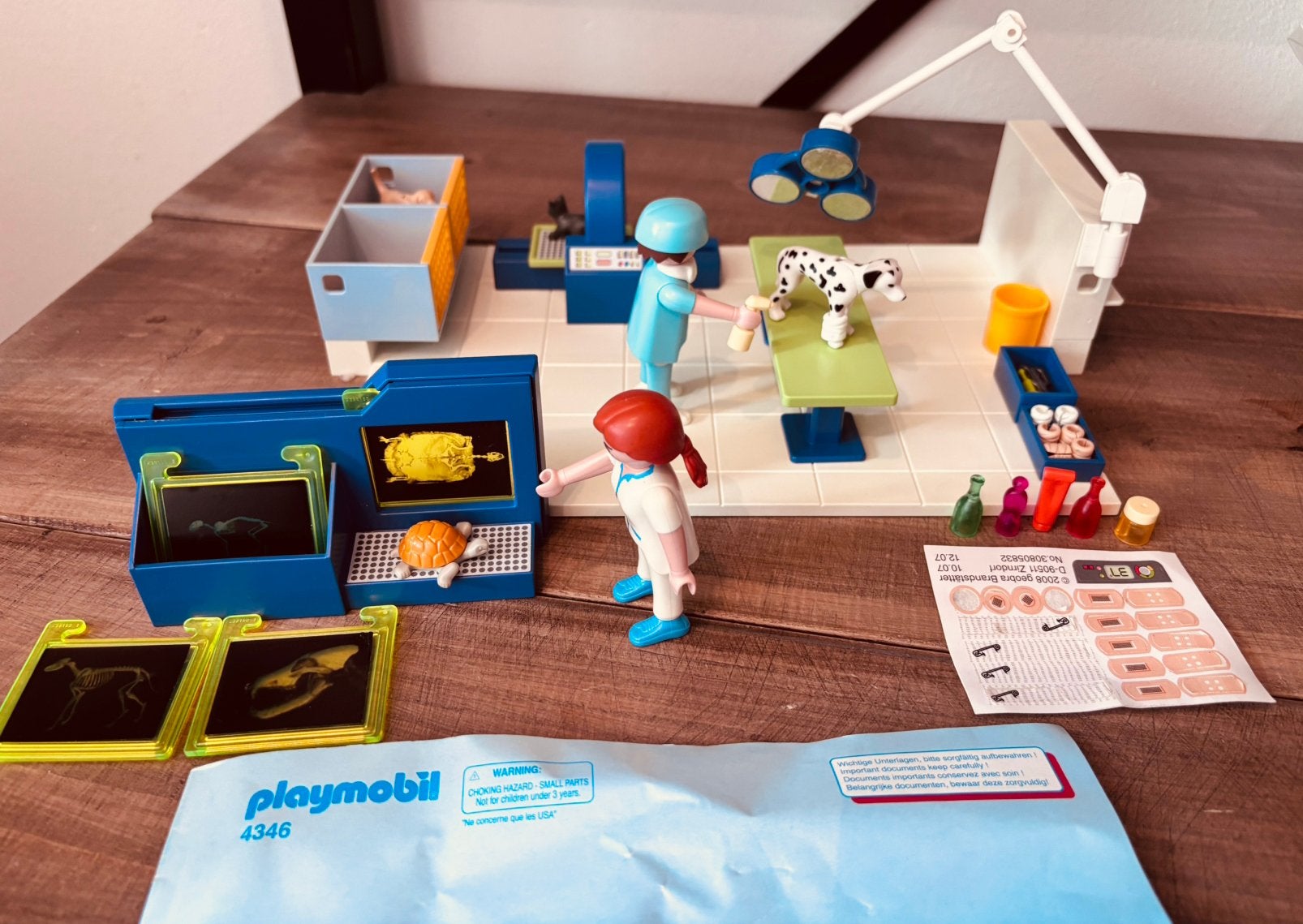 Playmobil 4346 Dierenkliniek!, Gebruikt, Complete set, Overige typen, Ophalen of Verzenden