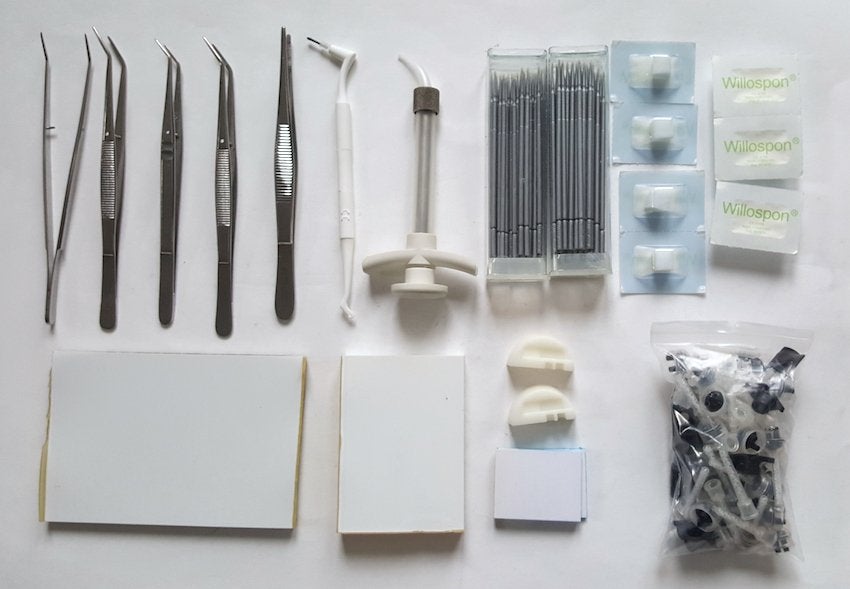 Tandarts gereedschappen en materialen, Ophalen