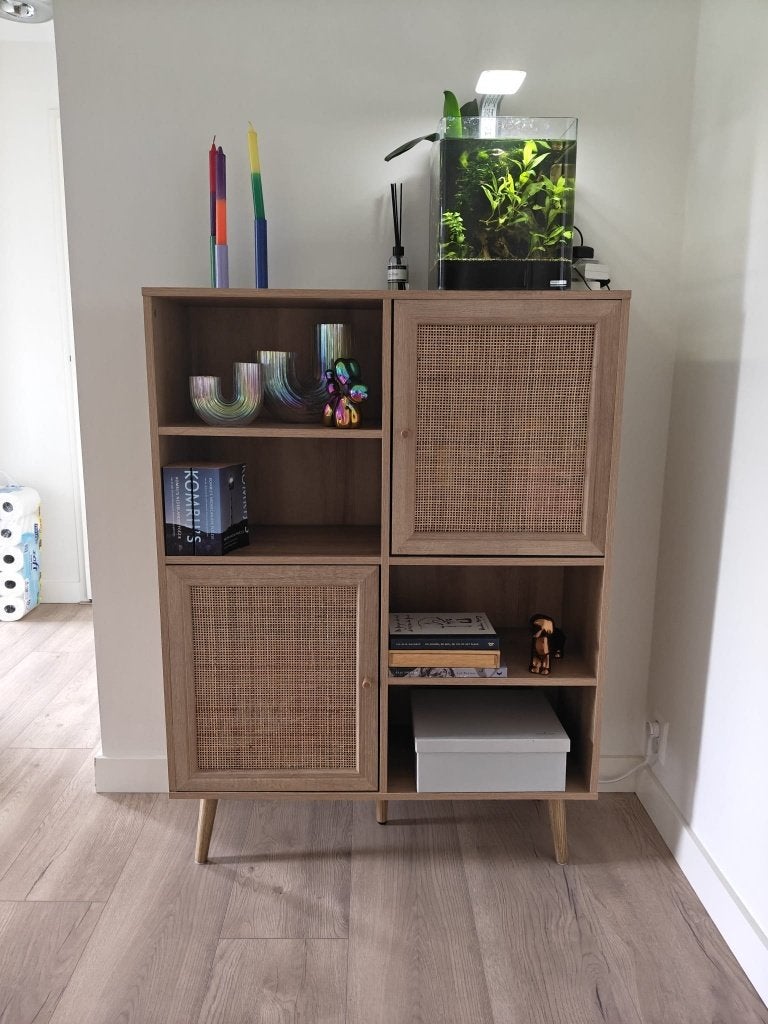 Japandi stijl kast te koop, Ophalen, Japandi, Met deur(en), 50 tot 100 cm