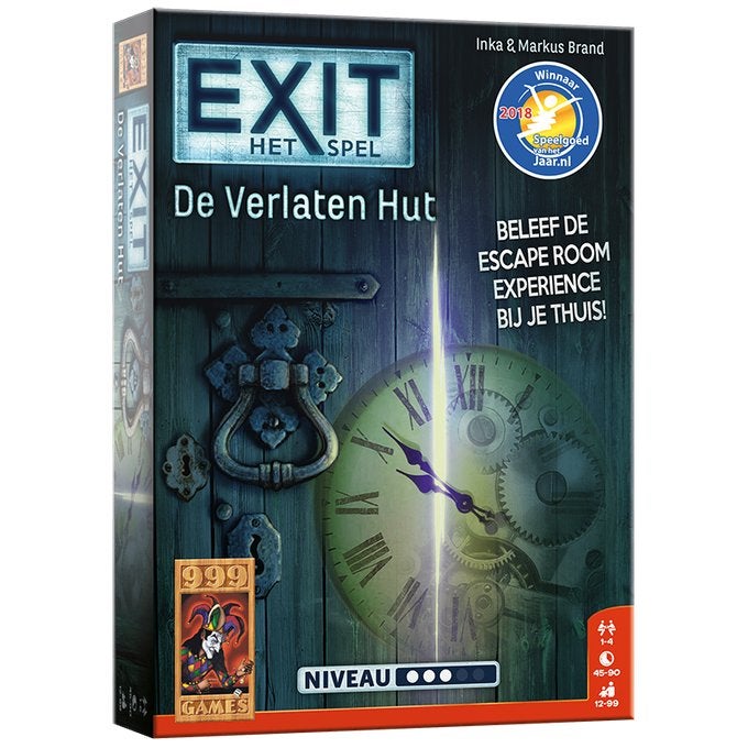 Exit; De Verlaten Hut, Vijf spelers of meer, Ophalen of Verzenden, Gebruikt, 999 Games