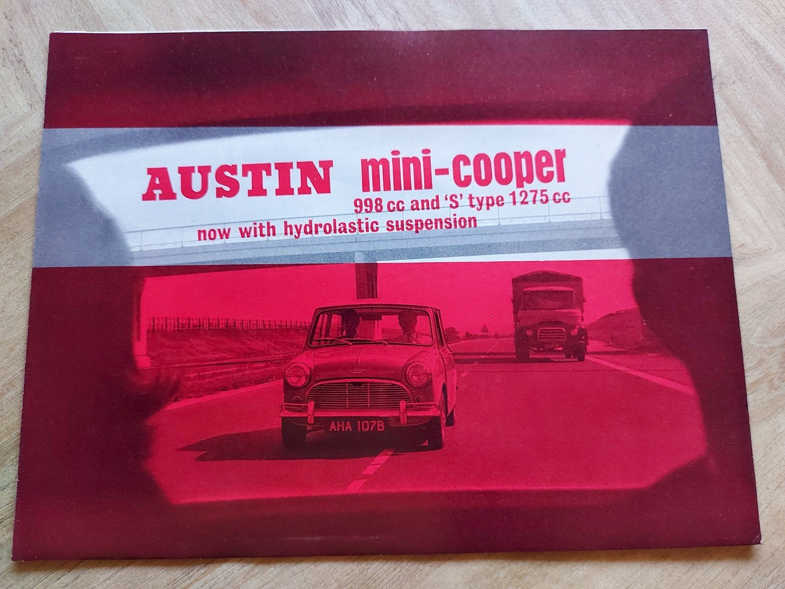 Austin Mini Cooper folder Engelstalig, Ophalen of Verzenden, Zo goed als nieuw, Overige merken
