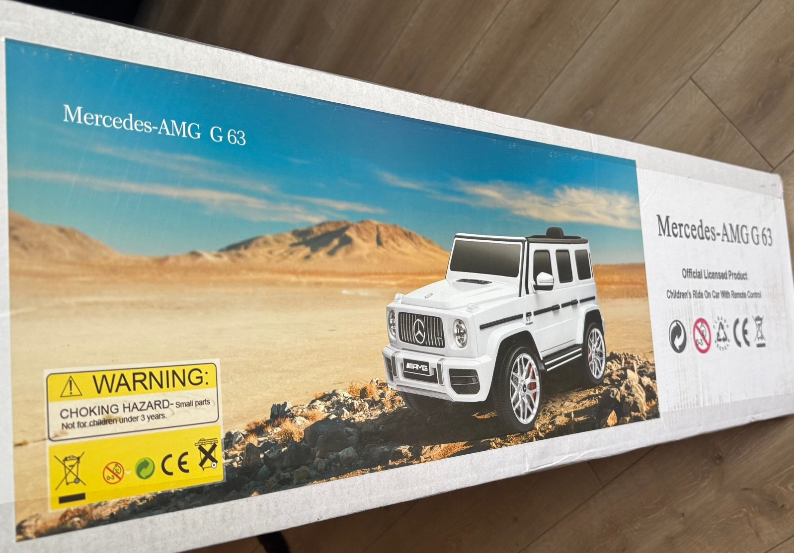 NIEUW!! Kinderauto Mercedes met afstandsbediening, Zo goed als nieuw