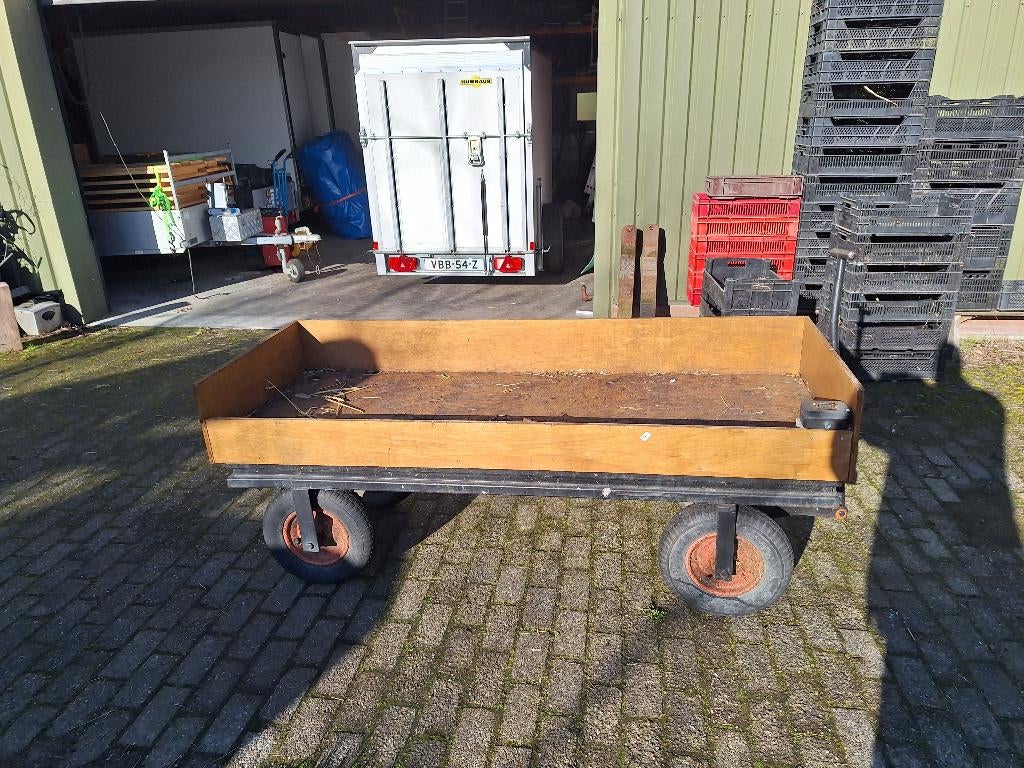 aanhanger, Tuin en Terras, Zitmaaiers, Gebruikt, 90 tot 120 cm, Ophalen of Verzenden