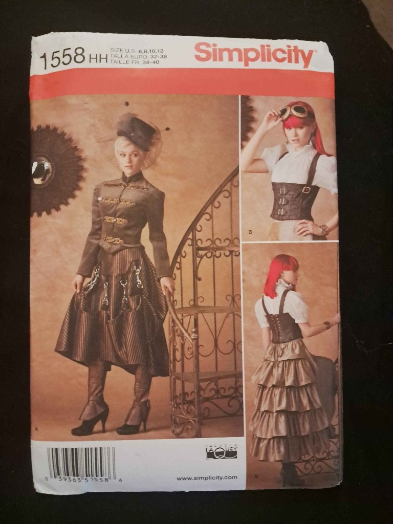 Naaipatroon: Simplicity 1558, Ophalen of Verzenden, Nieuw, Overige typen