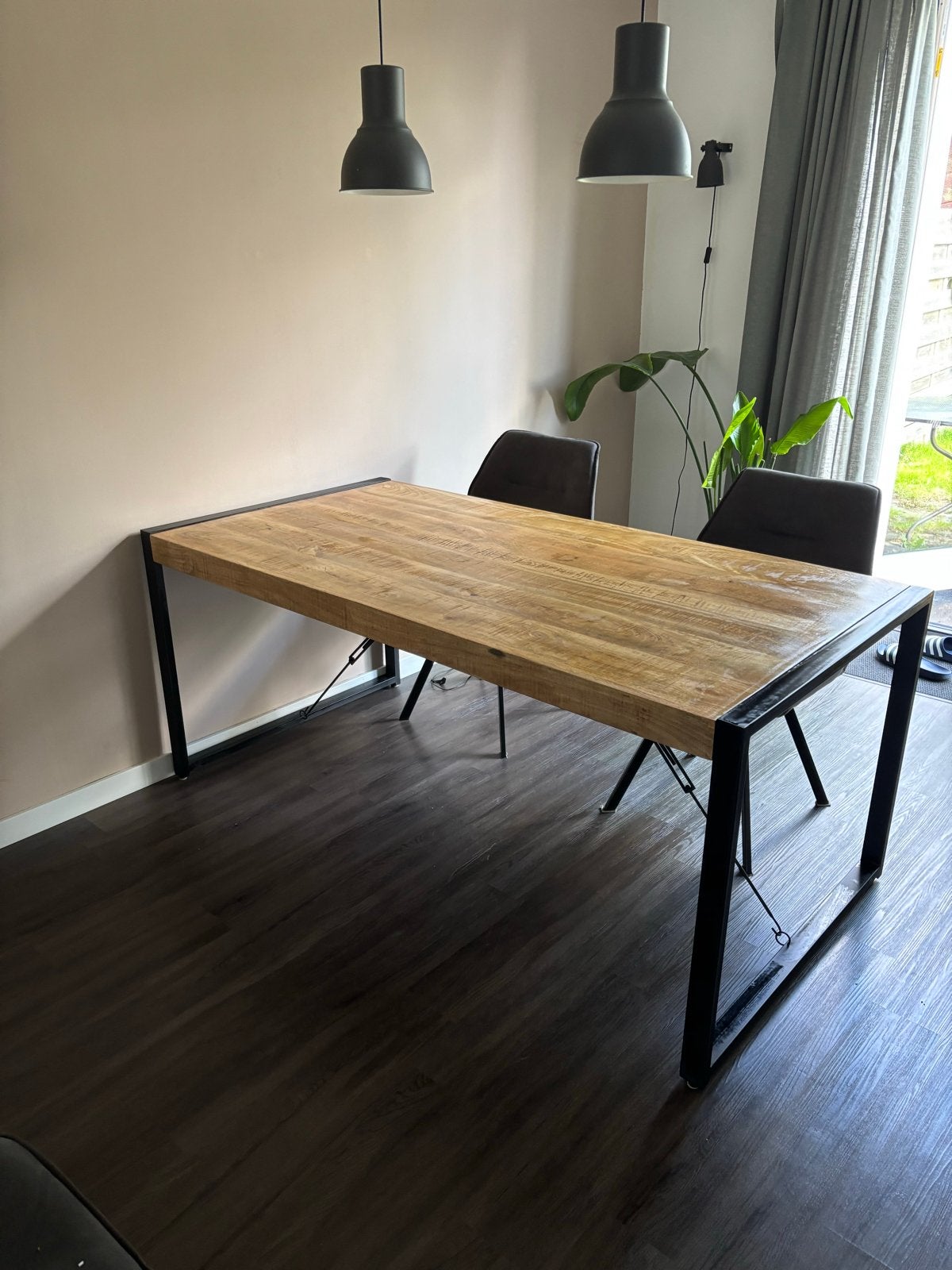 Eettafel Britt 180 cm, Huis en Inrichting, Tafels | Eettafels, Ophalen, Gebruikt, 50 tot 100 cm, 150 tot 200 cm