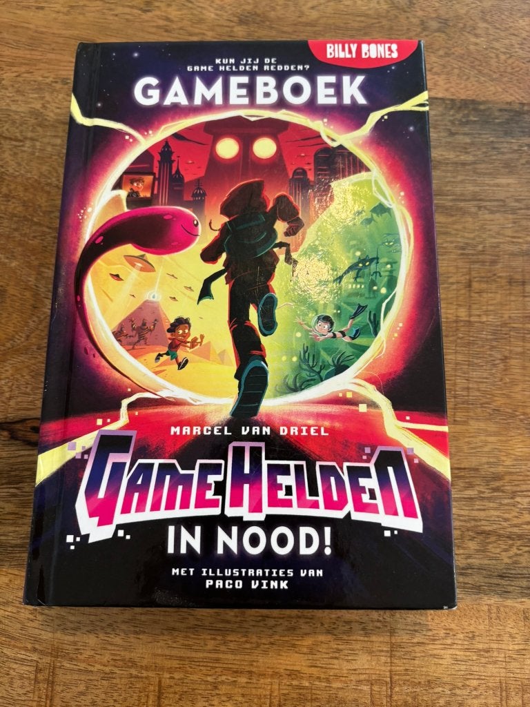 Gameboek: Gamehelden in Nood! - Marcel van Driel, Marcel van Driel, Fictie algemeen, Ophalen of Verzenden, Zo goed als nieuw