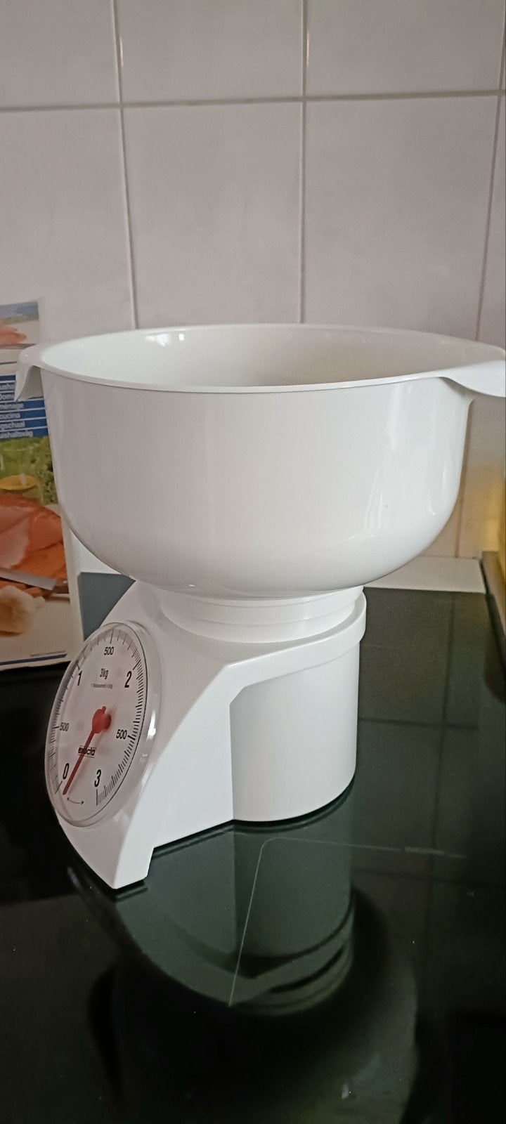 Nieuwe Exacta Analoge Keukenweegschaal met Kom, Minder dan 10 kg, Keukenweegschaal, Nieuw, Ophalen of Verzenden