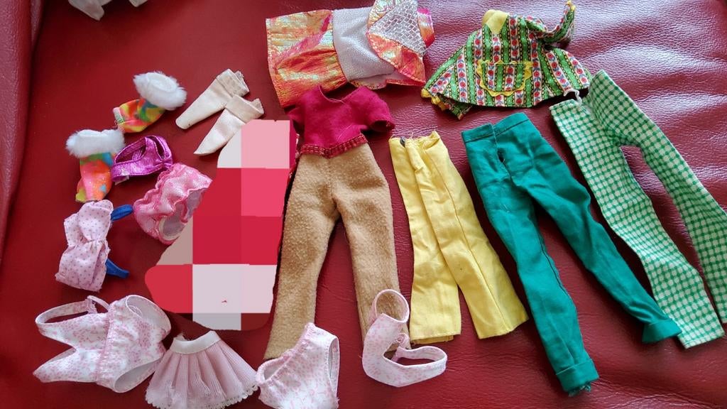 Vintage Barbie Daisy Tienerpop outfit kleding lingerie broek, Ophalen of Verzenden, Zo goed als nieuw, Fashion Doll