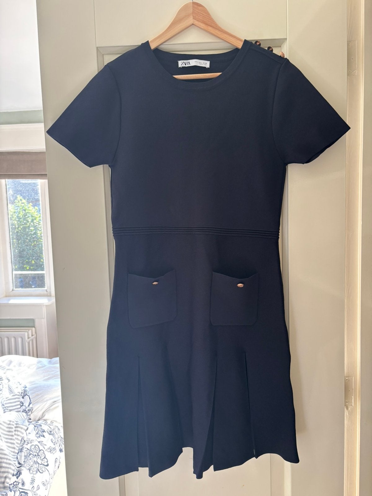 Jurk blauw maat L, Kleding | Dames, Jurken, Blauw, Maat 42/44 (L), Nieuw, Ophalen of Verzenden
