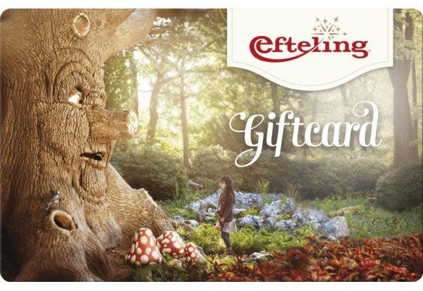 Efteling Giftcard’s €20 t/m €50., Drie personen of meer, Kortingskaart
