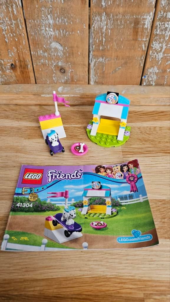Lego Friends 41304 Puppy verrassing - Compleet!, Gebruikt, Lego, Friends, Ophalen of Verzenden