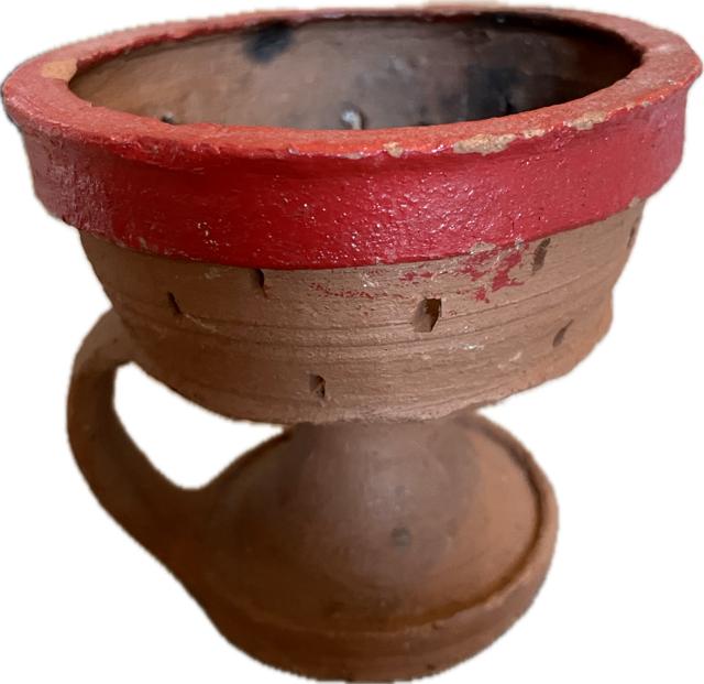 Vintage wierookbrander Noord Afrika. Aardewerk keramiek klei, Antiek en Kunst, Ophalen