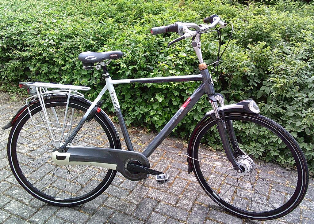 KWALITEIT GAZELLE ECLIPSE 8V FRAME MAAT 57 CM COMPLEET, Fietsen en Brommers, Fietsen | Heren | Herenfietsen, Ophalen, Versnellingen