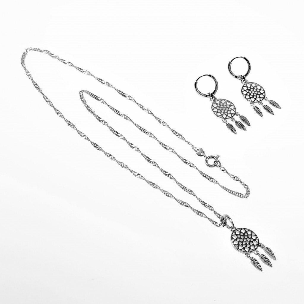 Dromenvanger Ketting en Oorbellen Dames Plated XUPING Sierad, Birgitta-Gracht 33, 6465 EL Kerkrade, Nederland, Verzenden, Nieuw