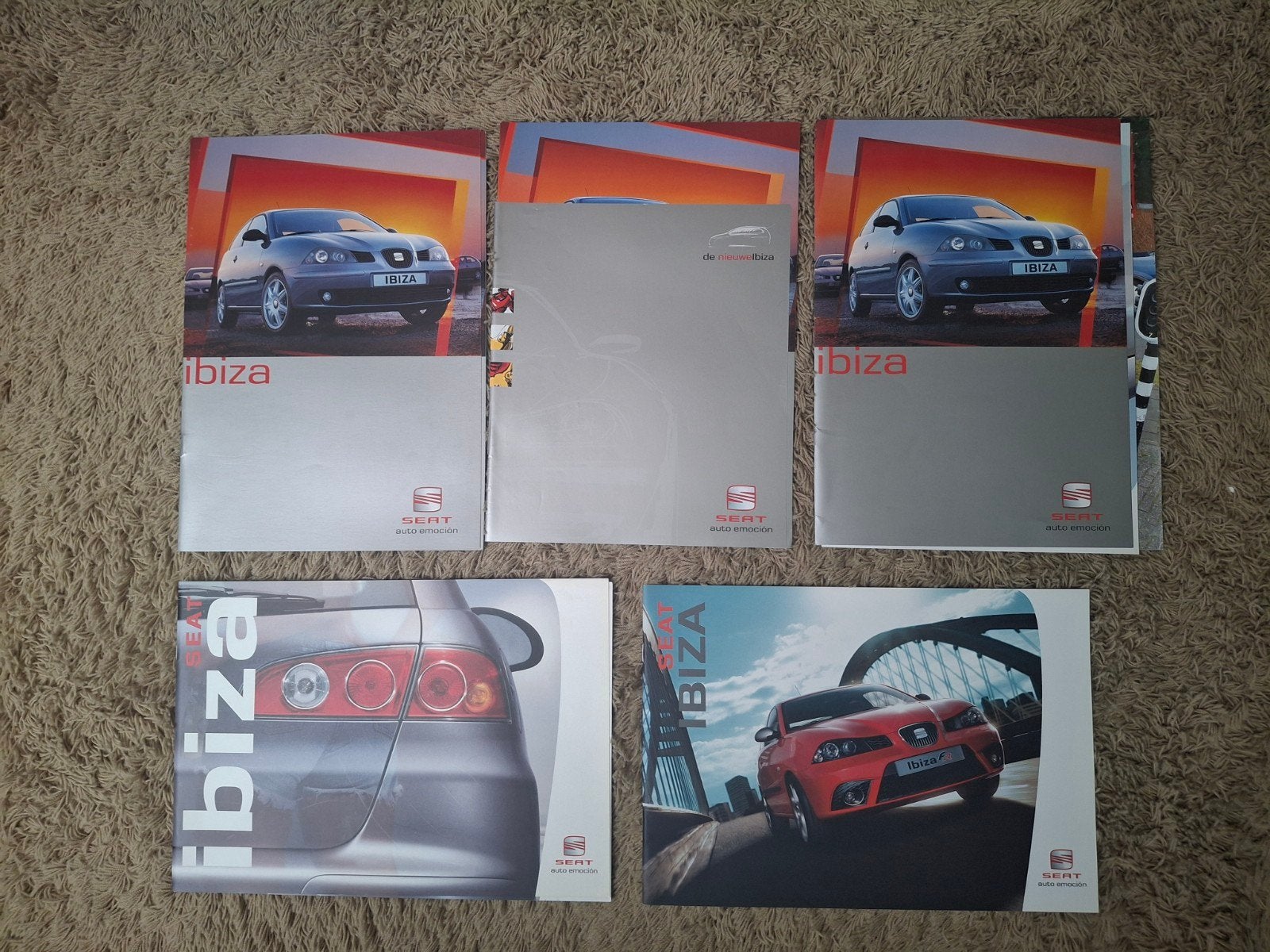 lot autofolders Seat Ibiza 3e generatie, Verzenden, Overige merken